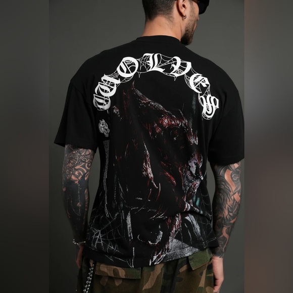 CARNAGE FOREVER PREMIUM OVERSIZED TEE IN BLACK - Picture 4 of 7
